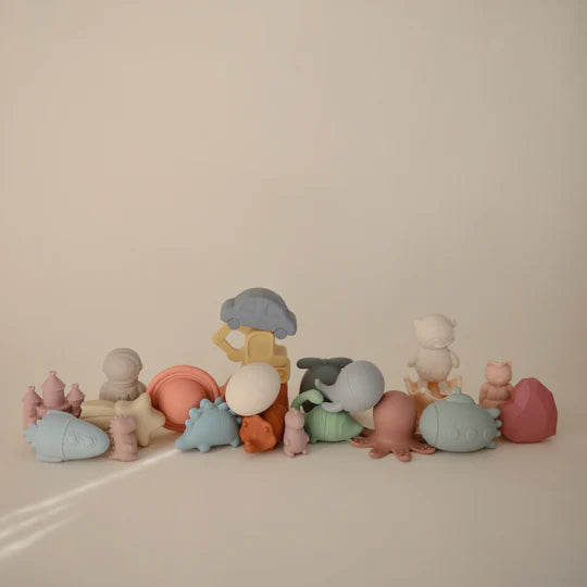 Dino Mold Free Bath Play Set - AT NOON STORE