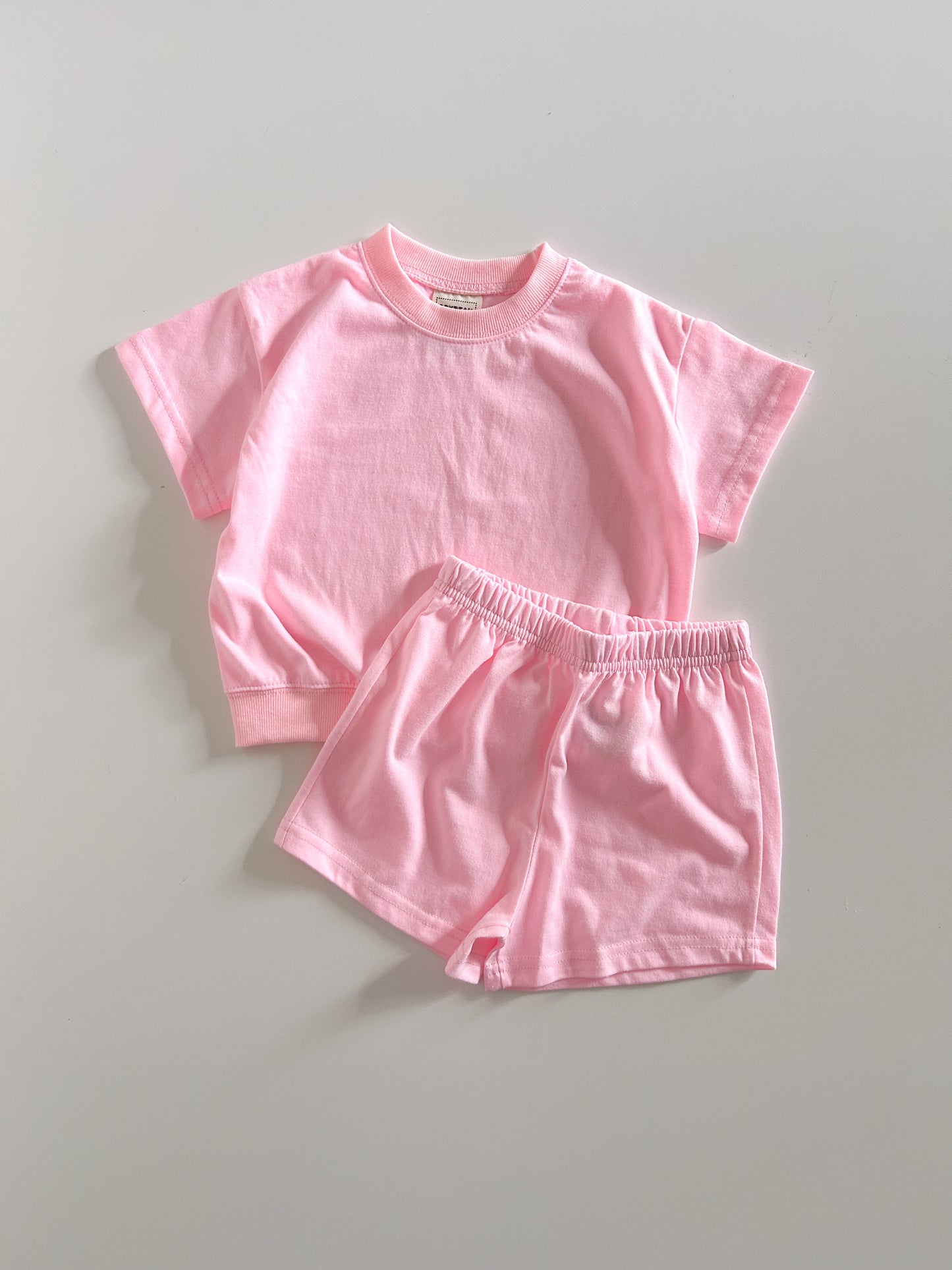 Kids Soy SS25 Basic Short Sleeve Top and Shorts Set (1-9y) - 6 Colors - AT NOON STORE