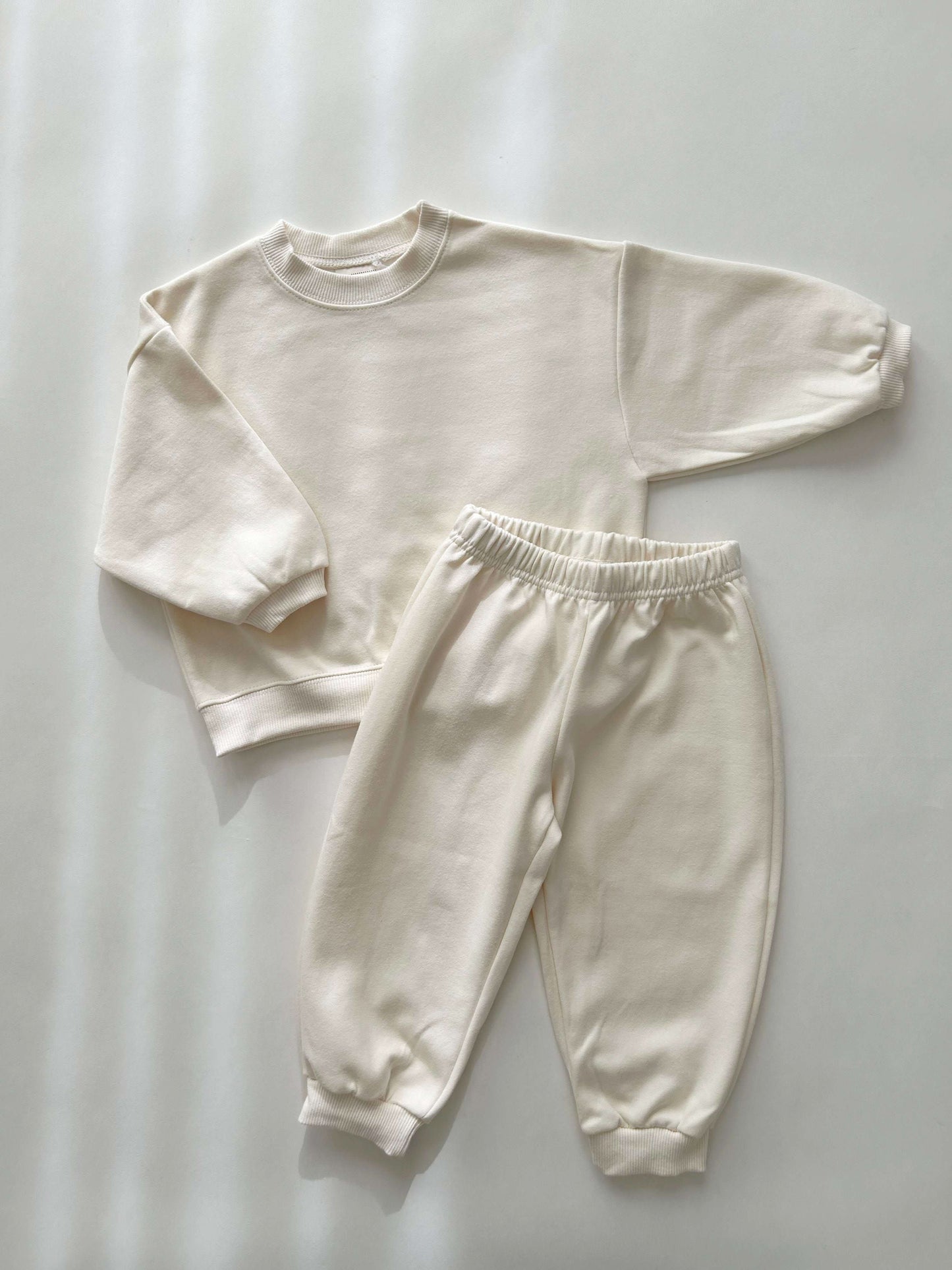 Kids Soy 24Fall Cotton Sweatshirt and Jogger Pants Set (1-9y) - 11 Colors - AT NOON STORE