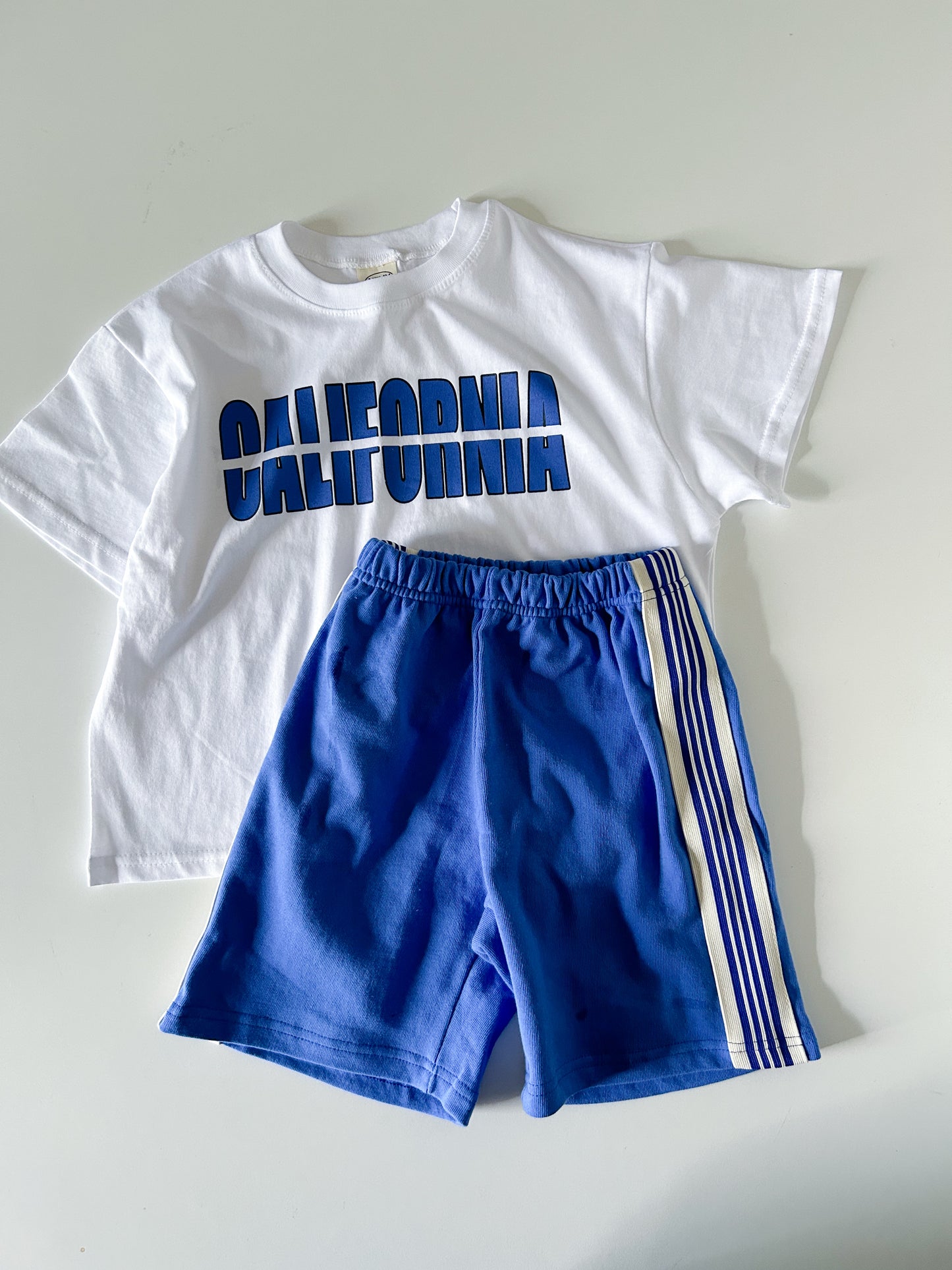 Kids SS25 Side Line Track Shorts (3-7y) - 2 Colors - AT NOON STORE