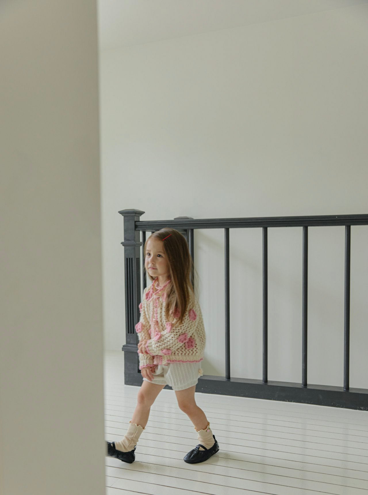 Toddler F25 Pompom Shorts (2-7y) - Ivory - AT NOON STORE