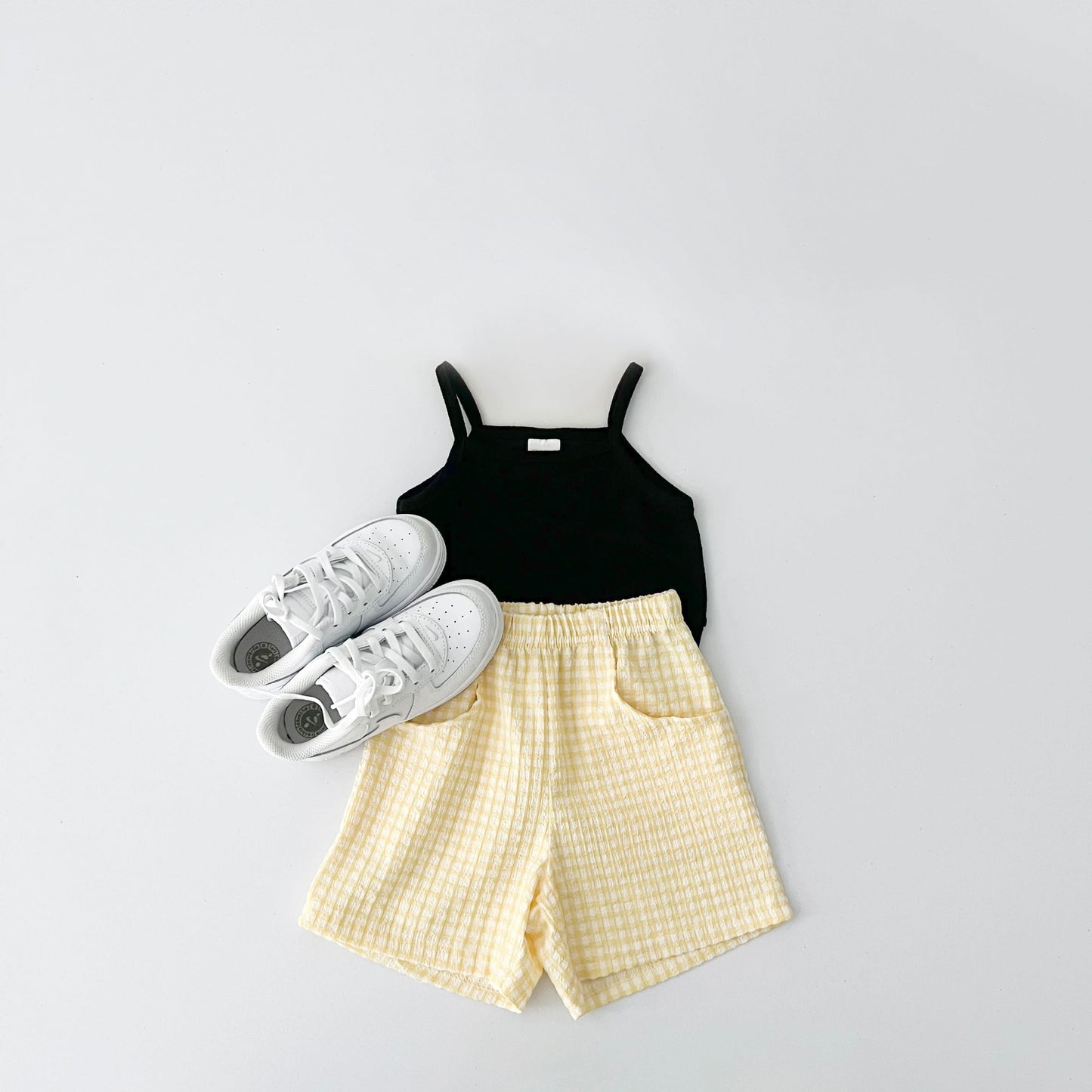 Kids Cool Plaid Tank Top and Shorts Set (2-7y) - 3 Colors - AT NOON STORE