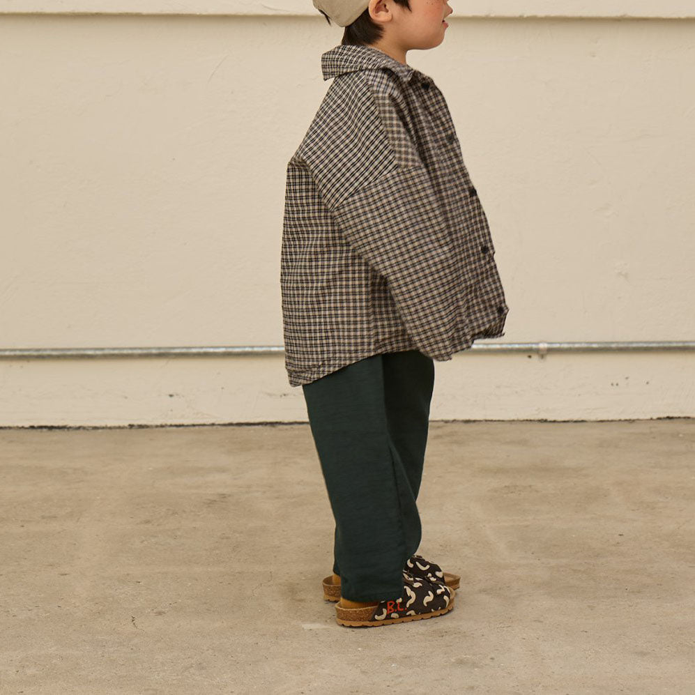 Toddler F25 Plaid Shirt (2-8y) - Black - AT NOON STORE