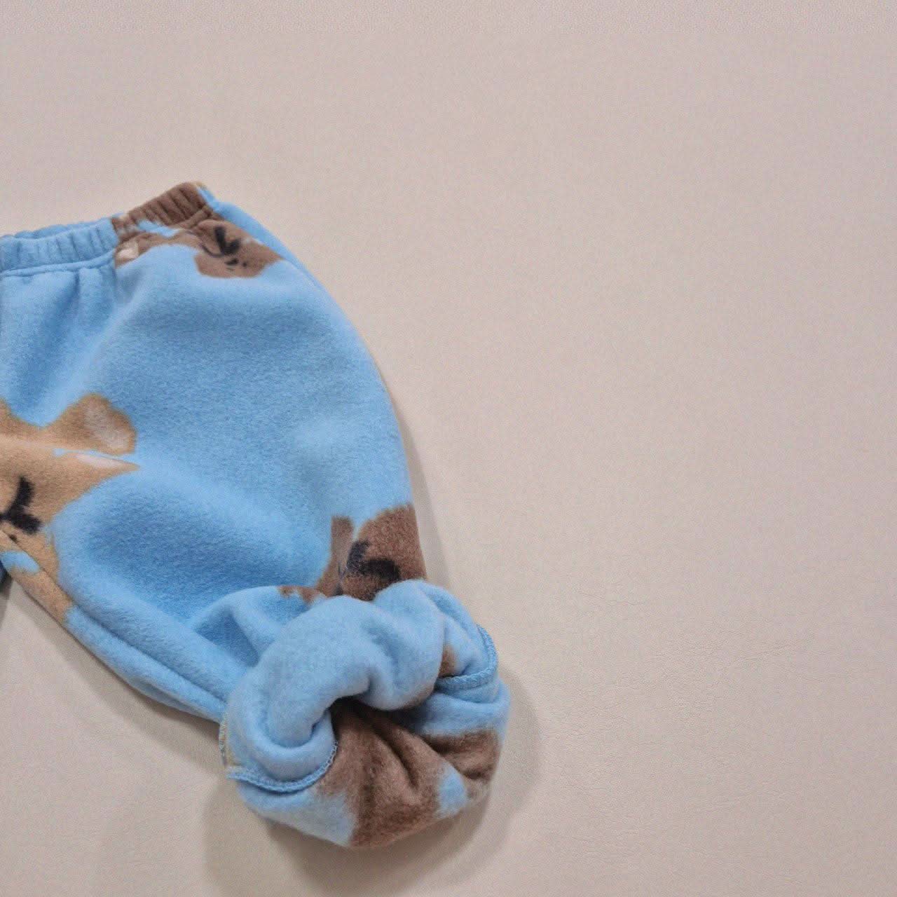 Kids Soy W24 Warm Fleece Teddy Bear Sweatshirt and Jogger Pants Set (1-6y) - 3 Colors - AT NOON STORE