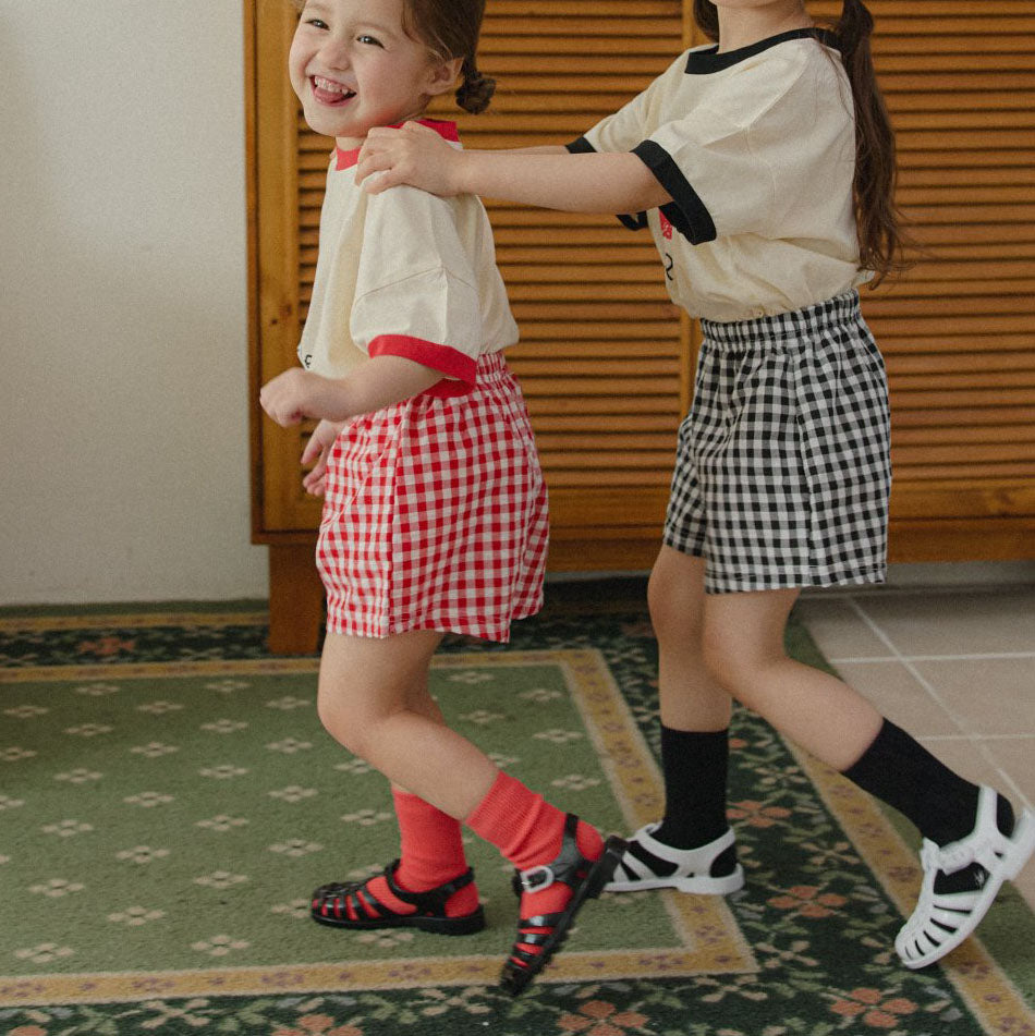Toddler Land SS25 Gingham Shorts (1-6y) - 3 Colors - AT NOON STORE