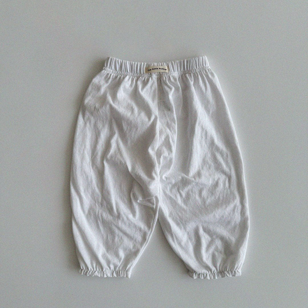 Baby/Toddler Aosta SS25 Cotton Basic Jogger Pants (3m-5y)- 5 Colors - AT NOON STORE