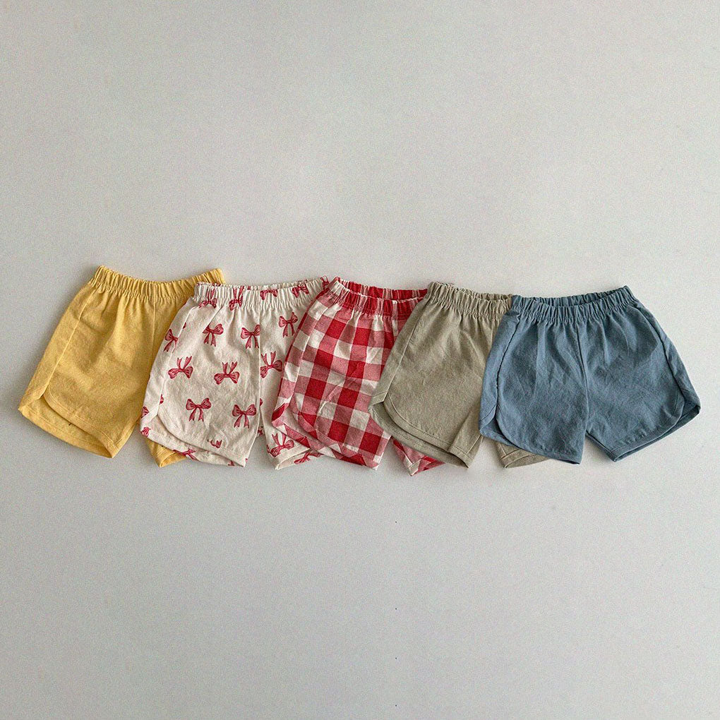 Baby/Toddler Aosta SS25 Summer Basic Shorts  (3m-5y)- 5 Colors - AT NOON STORE