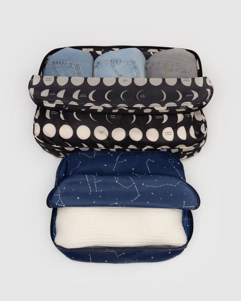 Baggu Large Packing Cube Set - Night Sky - AT NOON STORE