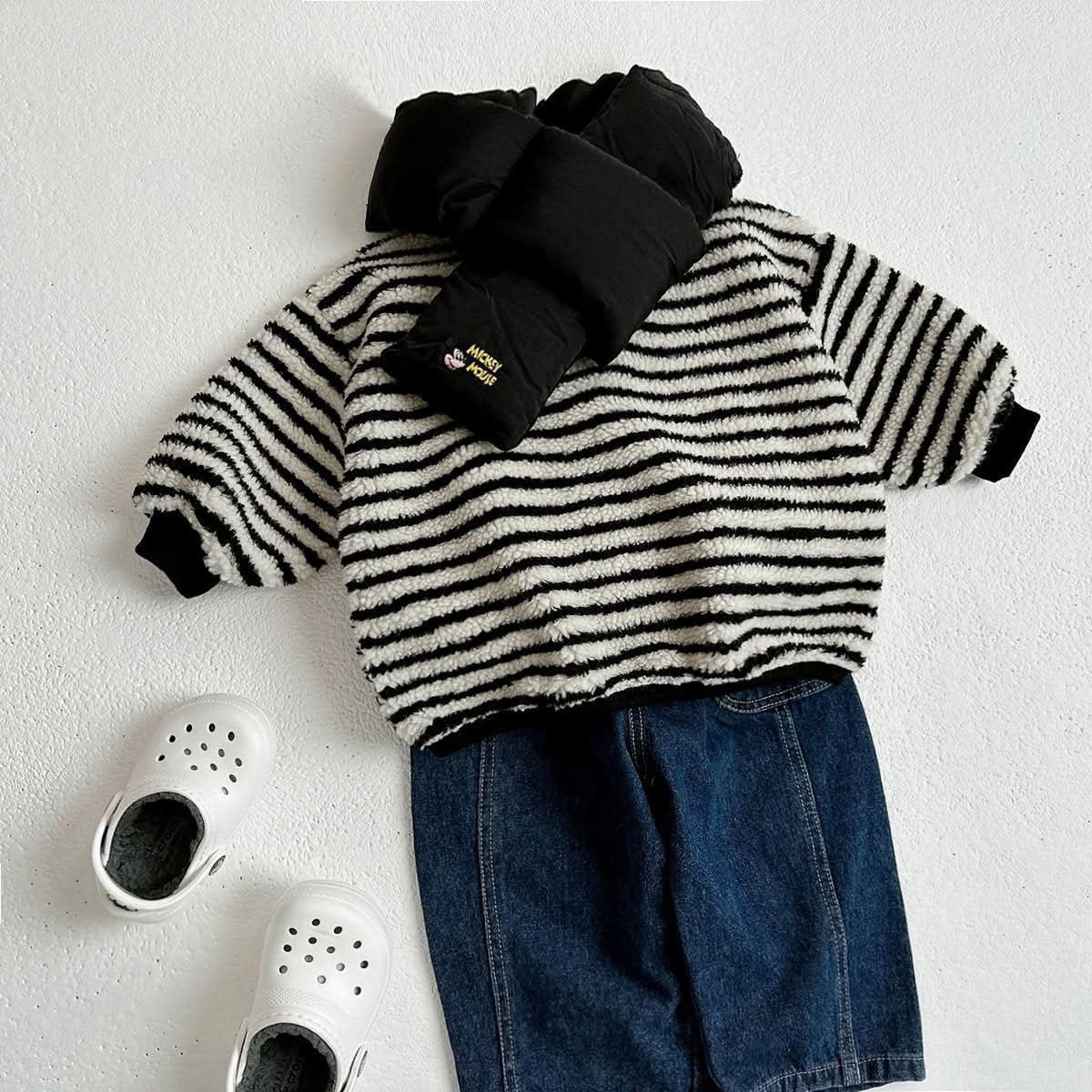 Toddler W24 Disney Mickey Padded Muffler (2-5y) - 3 Colors - AT NOON STORE