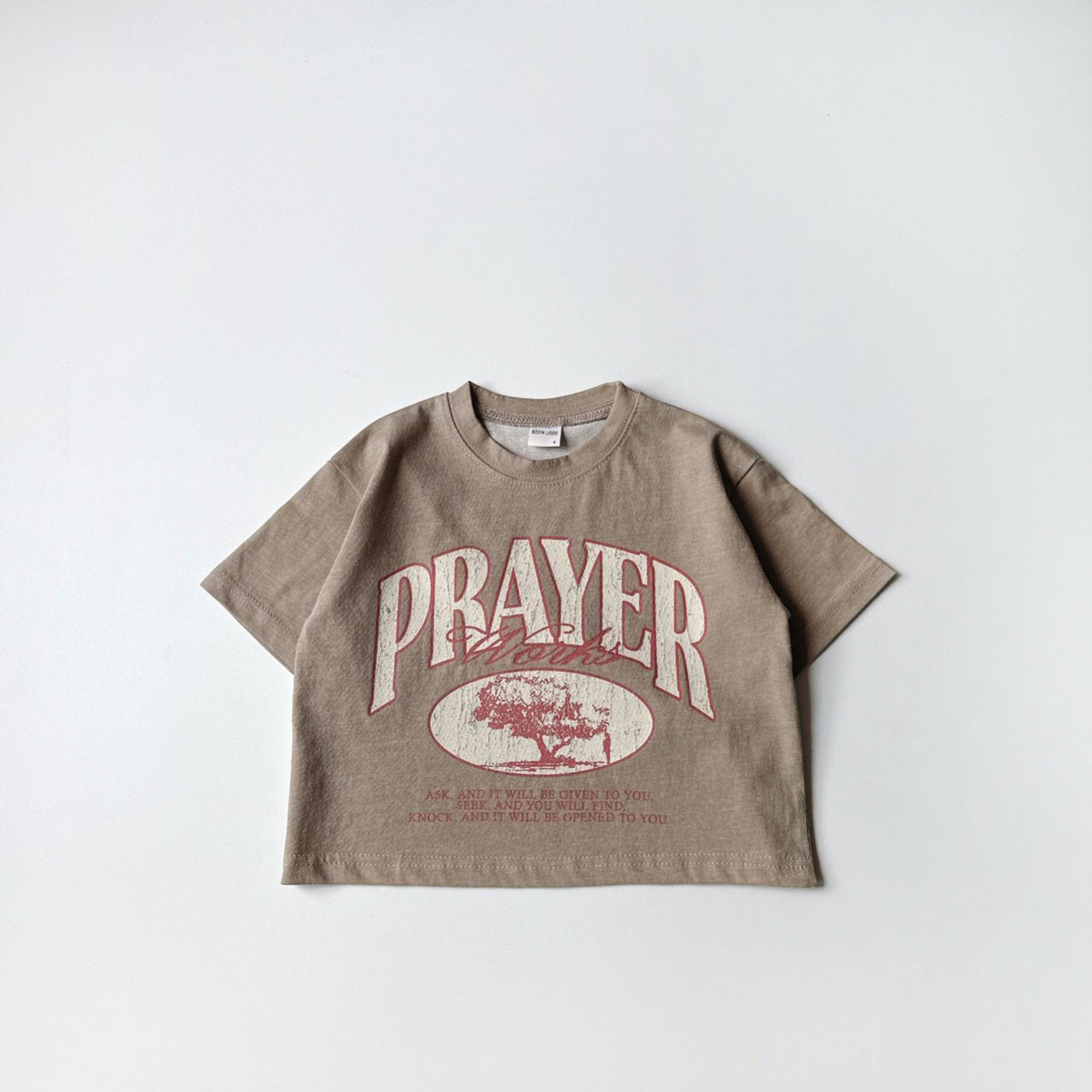 Kids SS25 Prayer Works Loose Fit Short Sleeve Top (2-8y) - 2 Colors