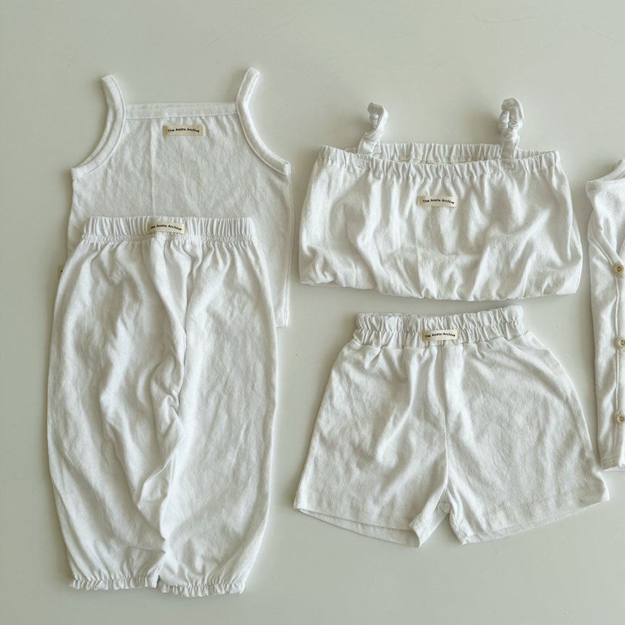 Baby/Toddler Aosta SS25 Cotton Basic Jogger Pants (3m-5y)- 5 Colors - AT NOON STORE