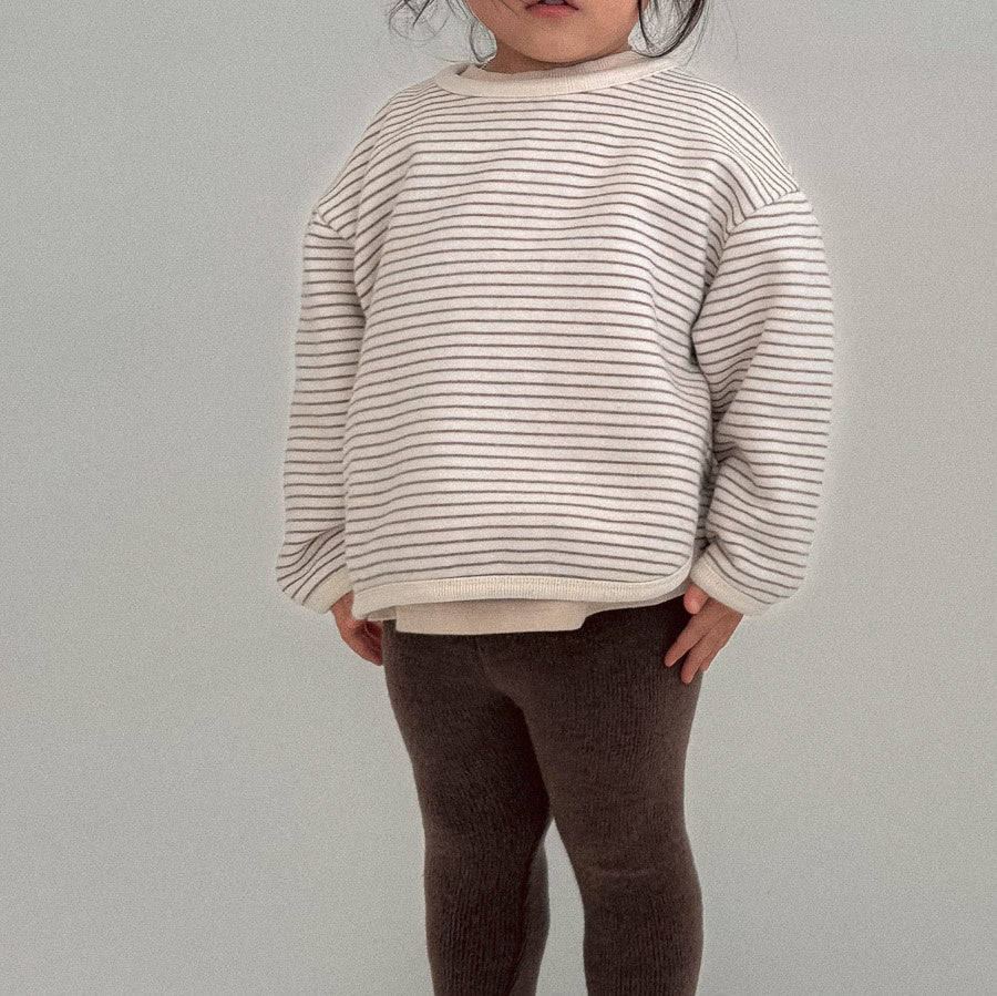 Baby/Toddler Bella W25 Stripe Curved Hem Long Sleeve Top (6m-6y) - 2 Colors