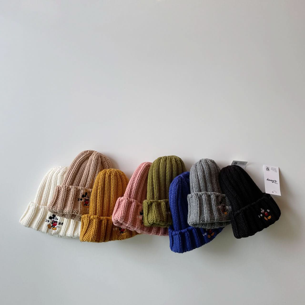 Kids Mickey Mouse Beanie (3-8y) - 8 Colors - AT NOON STORE