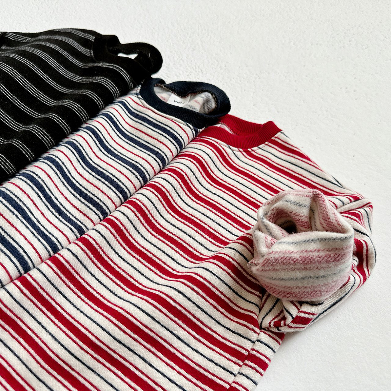Toddler W25 Warm Stripe Long Sleeve Top (1-6y) - 3 Colors