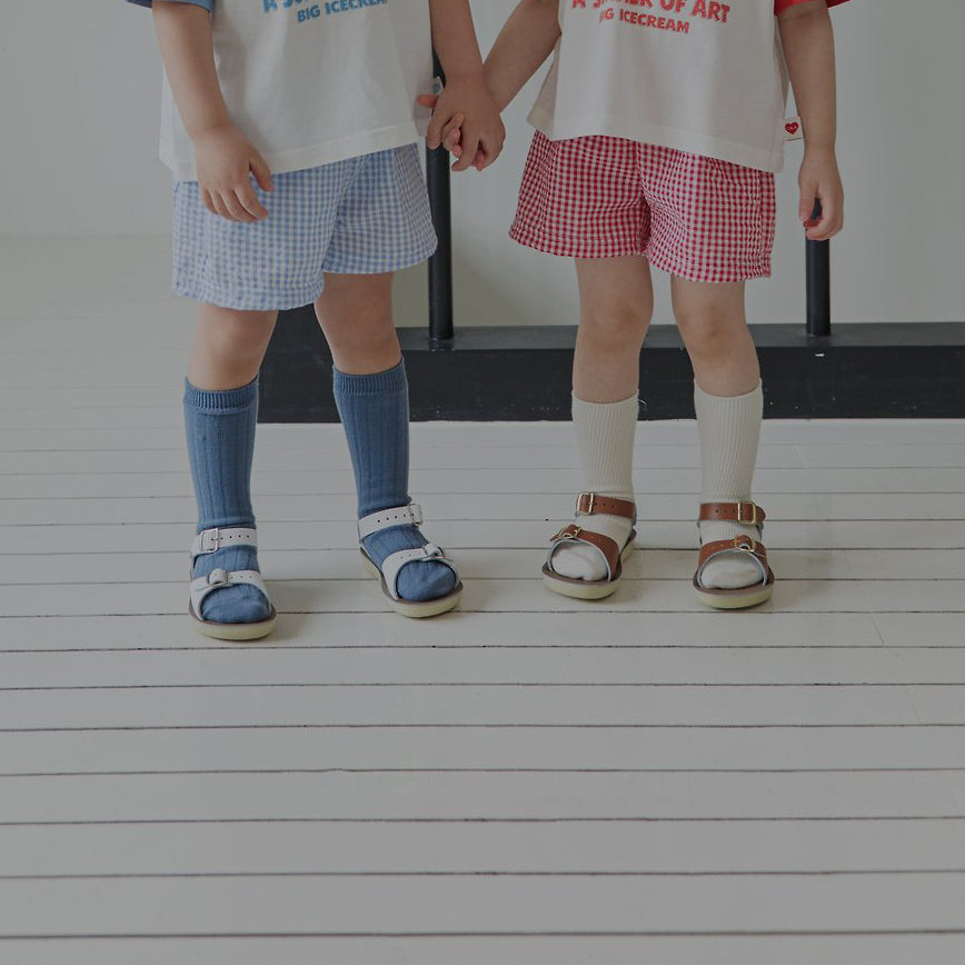 Baby Toddler Land SS25 Seersucker Gingham Shorts (4m-6y) - 4 Colors - AT NOON STORE