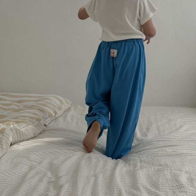 Toddler SS25 Comfy Jogger Pants (1-7y) - Blue - AT NOON STORE