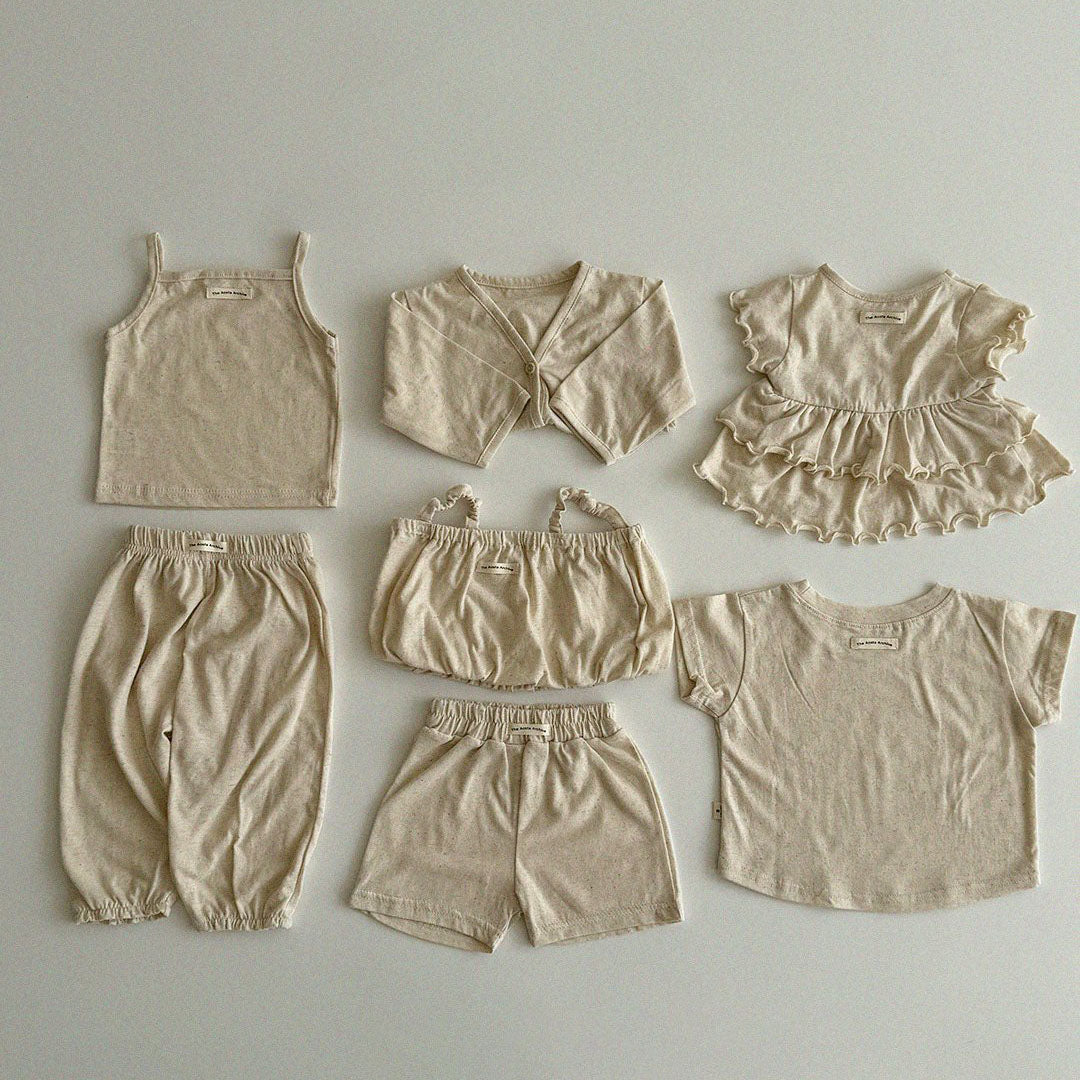 Baby/Toddler Aosta SS25 Cotton Basic Tee  (3m-5y)- 5 Colors - AT NOON STORE