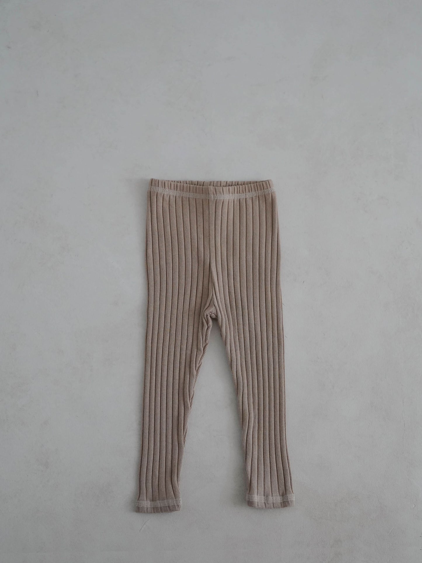 Toddler Stitch Detail Ribbed Top and Pants Set  (1-6y)- Blue - AT NOON STORE