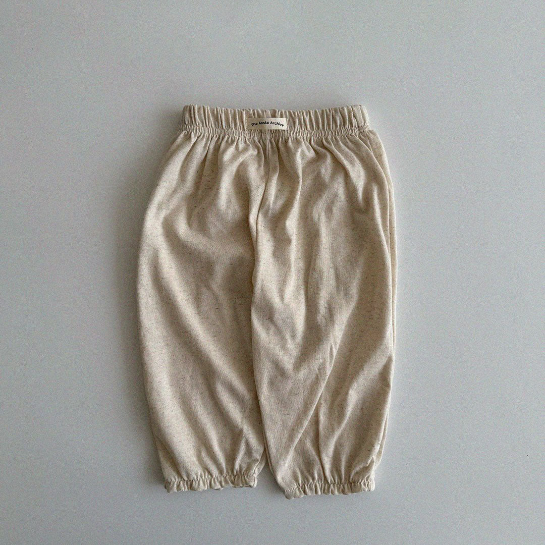 Baby/Toddler Aosta SS25 Cotton Basic Jogger Pants (3m-5y)- 5 Colors - AT NOON STORE