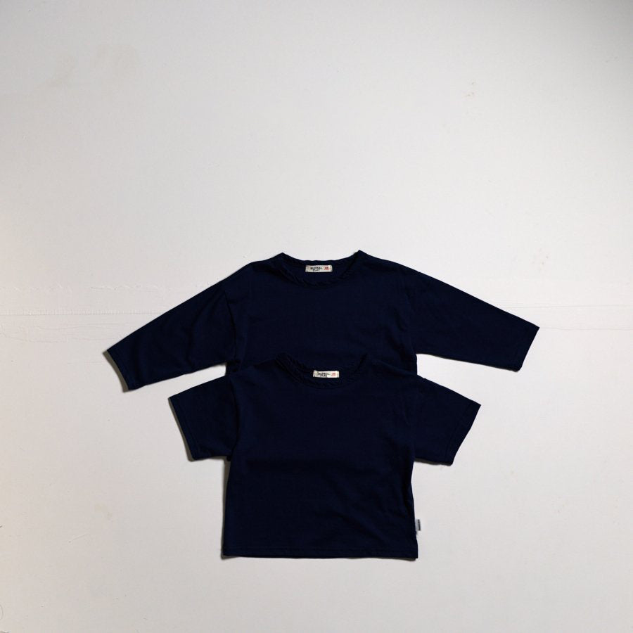 Toddler SP26 Basic Short Sleeve Top (10m-6y) - 8 Colors - AT NOON STORE