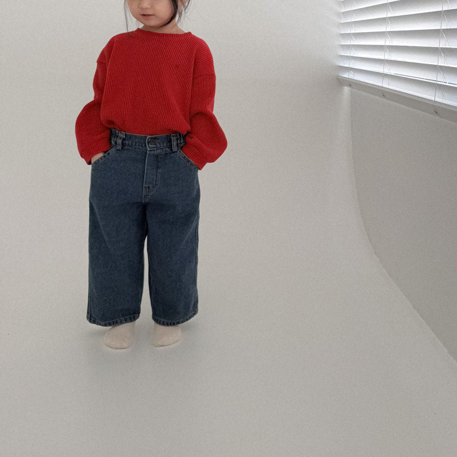 Toddler Bella F25 Waffle Long Sleeve Top (1-6y) - 2 Colors - AT NOON STORE