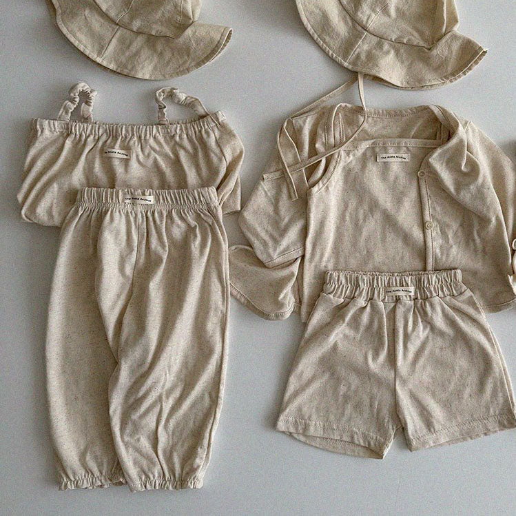 Baby/Toddler Aosta SS25 Cotton Basic Jogger Pants (3m-5y)- 5 Colors - AT NOON STORE