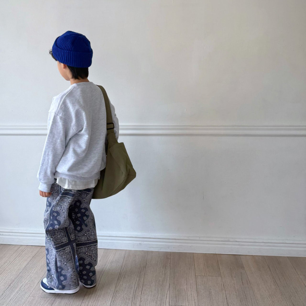 Kids SP26 Paisley Print Pull-on Pants (2-7y) - 2 Colors - AT NOON STORE