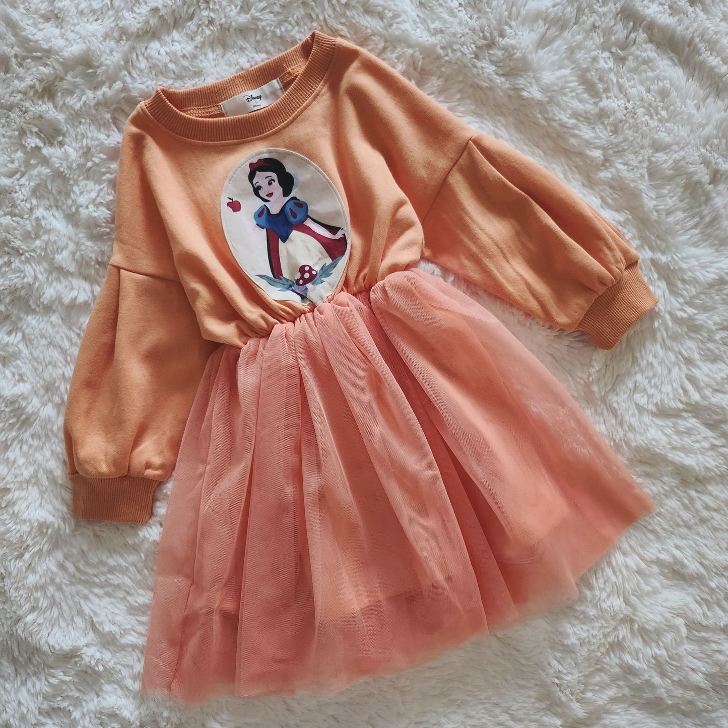 Toddler Puff Sleeve Princess Tulle Dress (15m-7y) - 3 Colors - AT NOON STORE