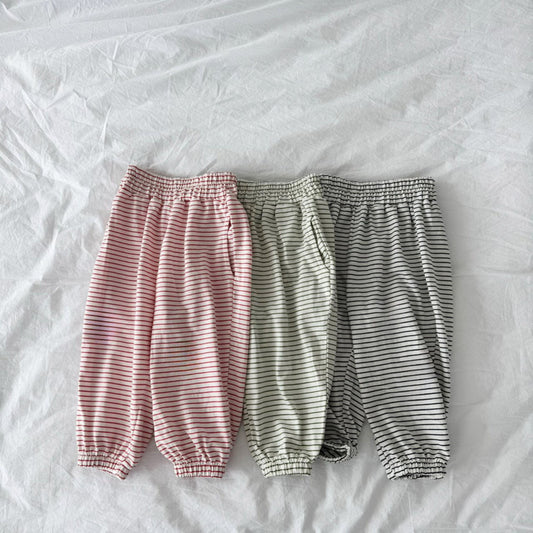 Toddler S25 Stripe Jogger Pants (2-7y)- 3 Colors - AT NOON STORE