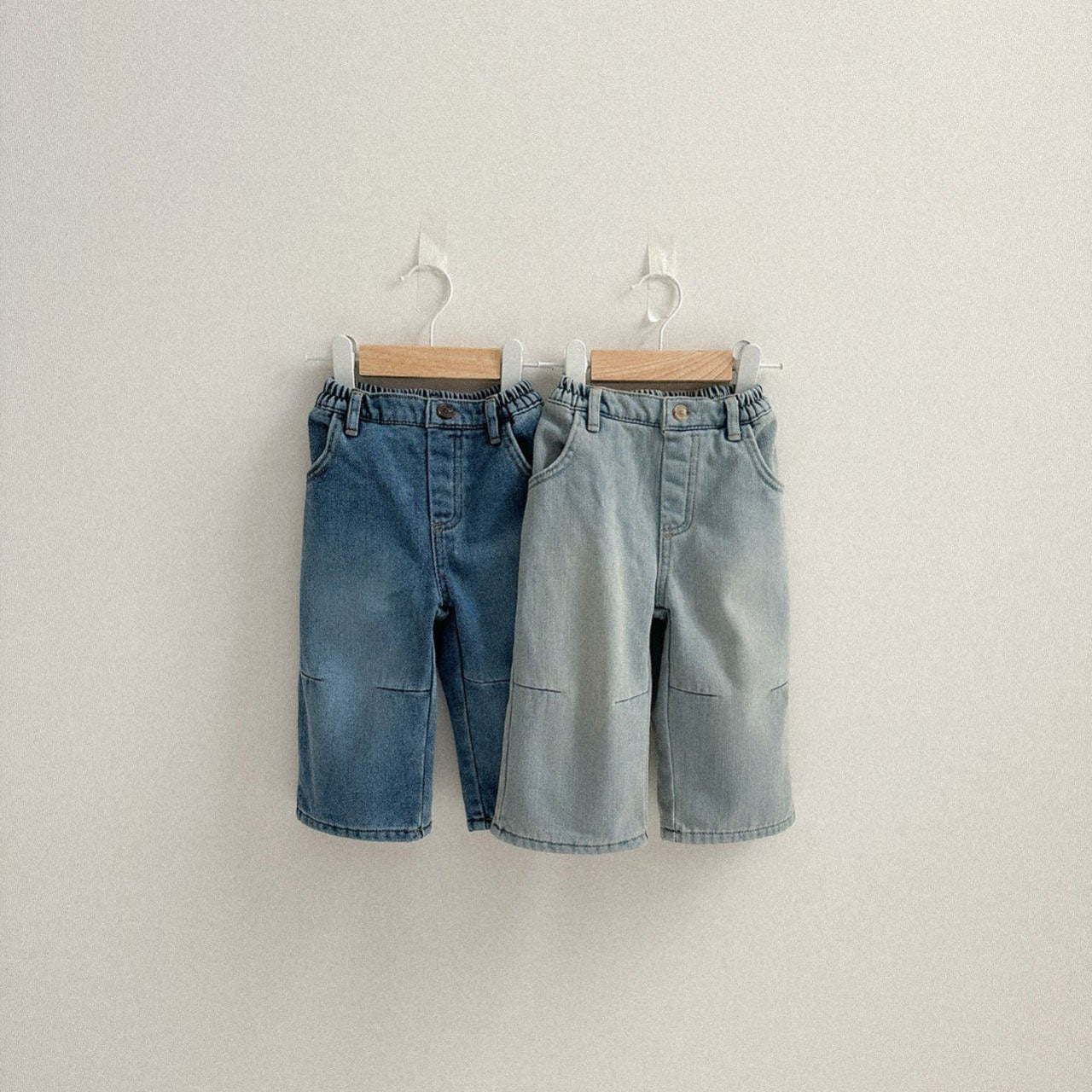 Toddler W25 Darted Denim Pants (10m-4y) - 2 Colors - AT NOON STORE