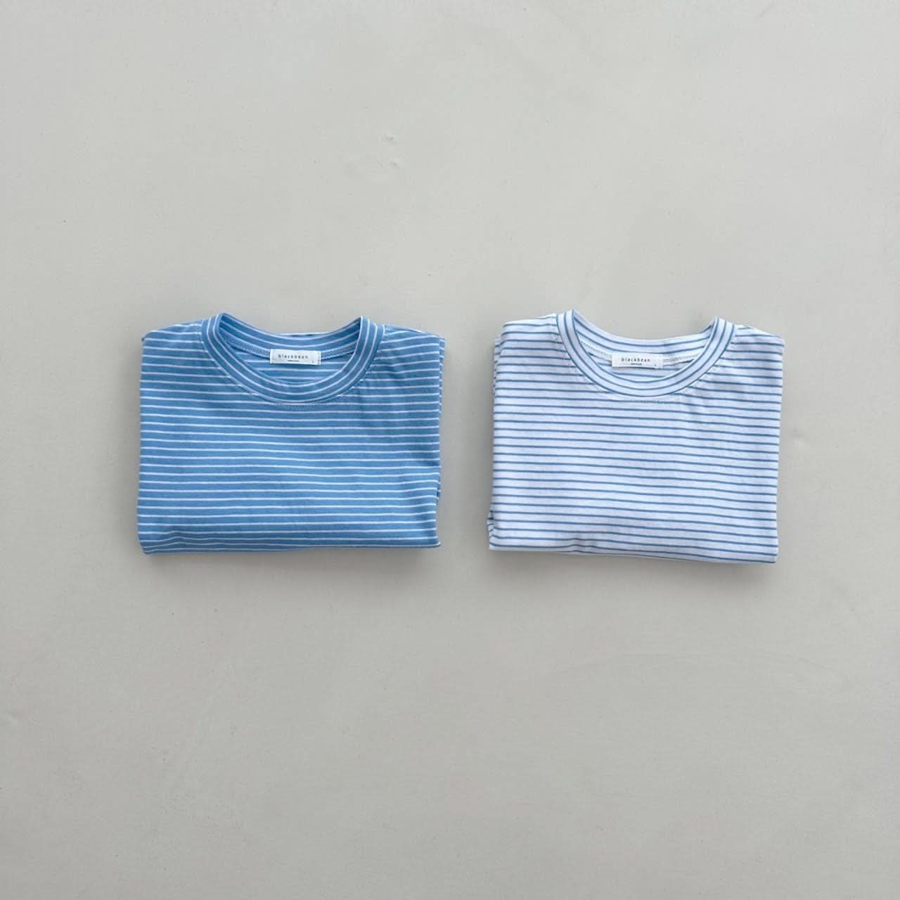 Toddler 2-Pack Crewneck Short Sleeve Stripe T-Shirt (2-6y) - 3 Colors - AT NOON STORE