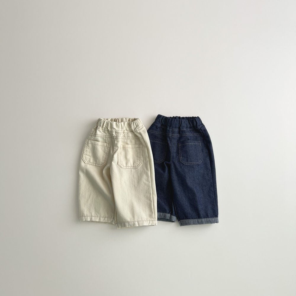 Toddler F25 Front Double Pocket Denim Pants (1-6y) - 2 Colors - AT NOON STORE