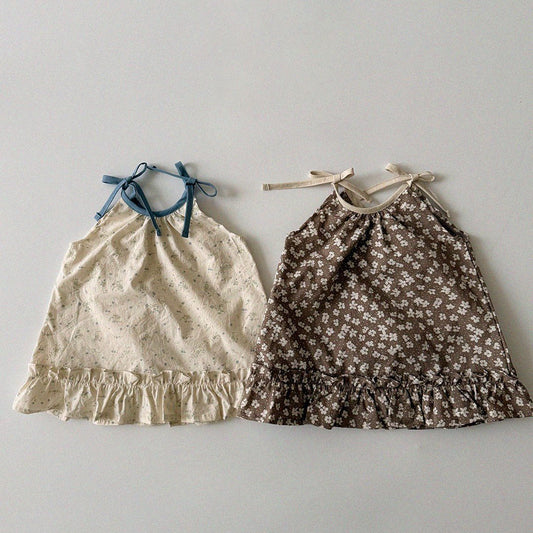 Baby/Toddler Aosta SS25 Tie Shoulder Frill Dress  (3m-5y) - 2 Colors - AT NOON STORE