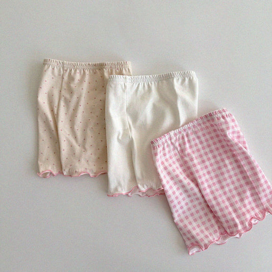 Baby/Toddler Aosta SS25 Lettuce-Edge Biker Shorts (3m-5y)- 3 Colors - AT NOON STORE