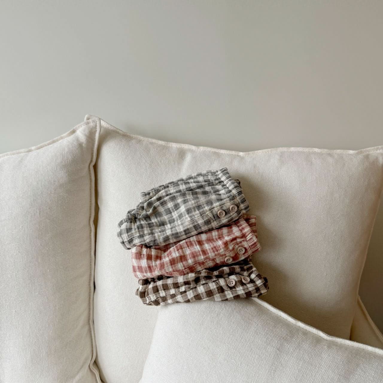 Baby BH Gingham Cotton Bloomer (3-18m) - 3 Colors - AT NOON STORE