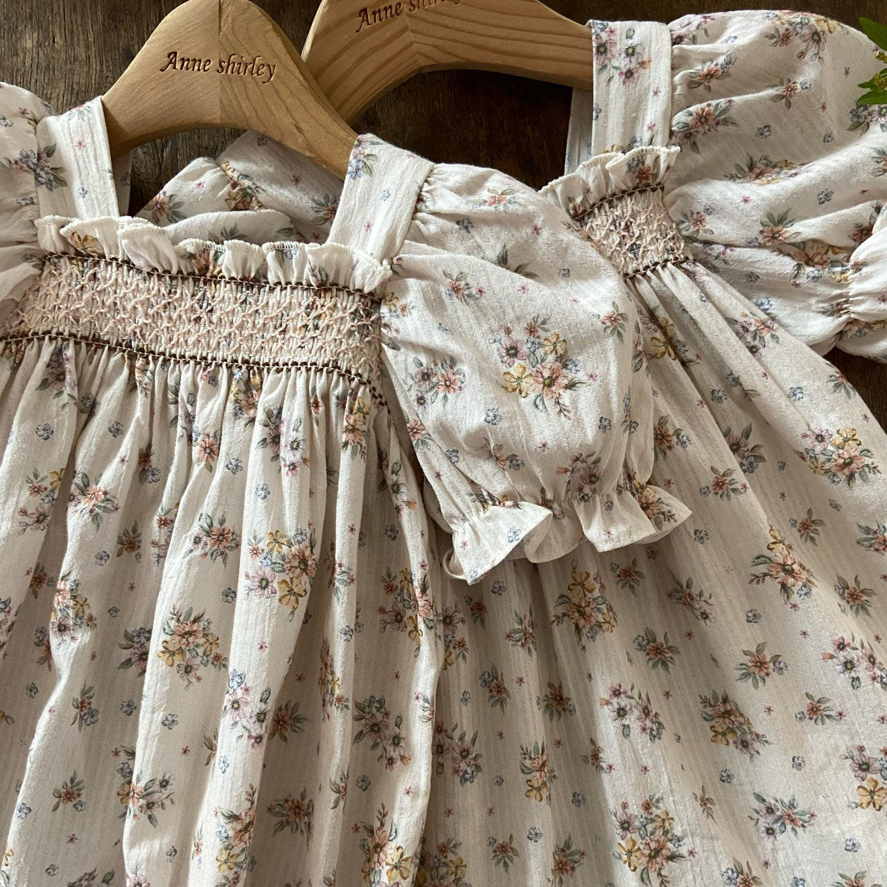 Baby Ann SS25 Floral Puff Short Sleeve Bubble Romper (3-18m) - Floral