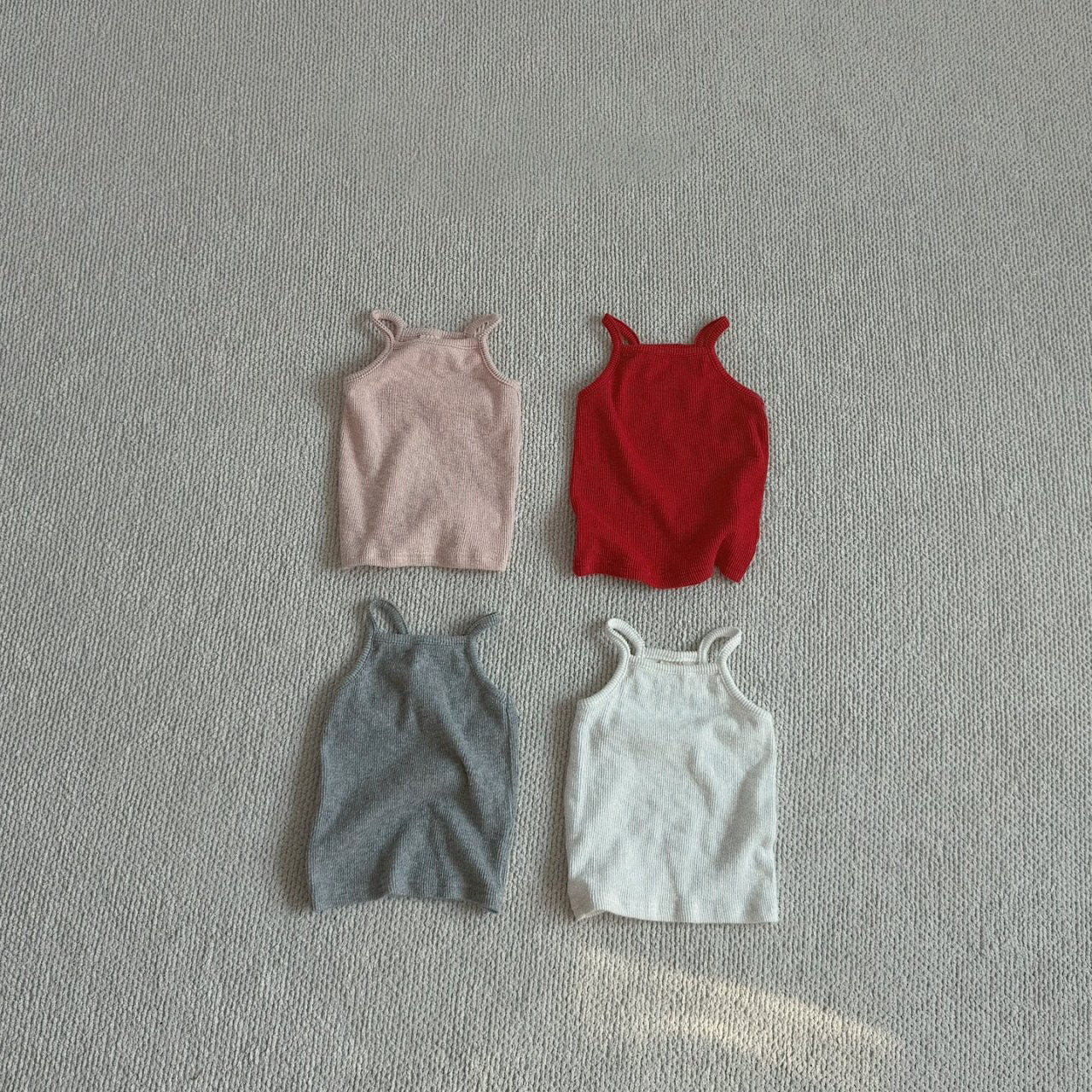 Toddler Bella SS25 Ribbed Tank Top  (1-6y) - 4 Colors - AT NOON STORE