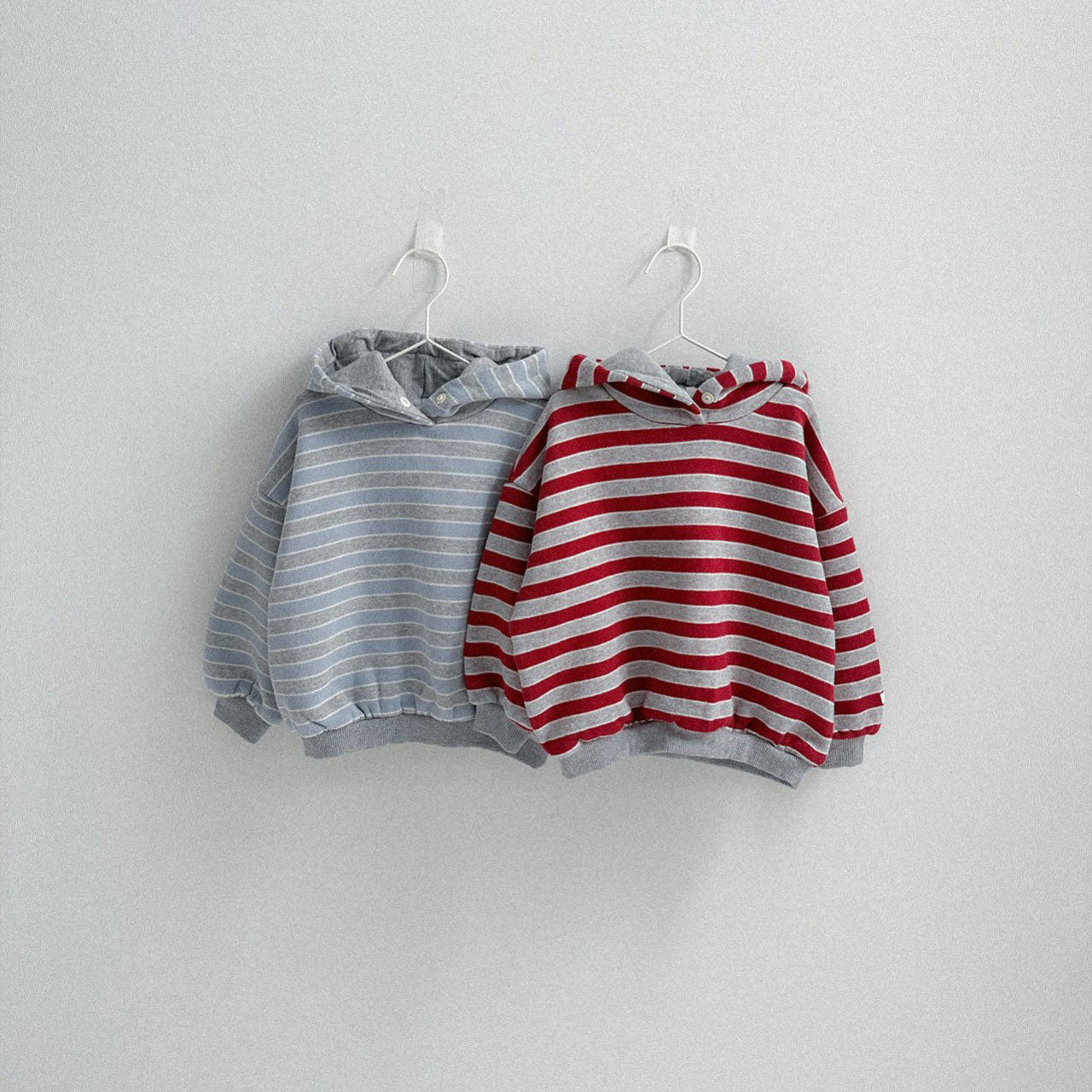 Toddler W25 Stripe Snap-Button Hoodie (2-7y) - 2 Colors