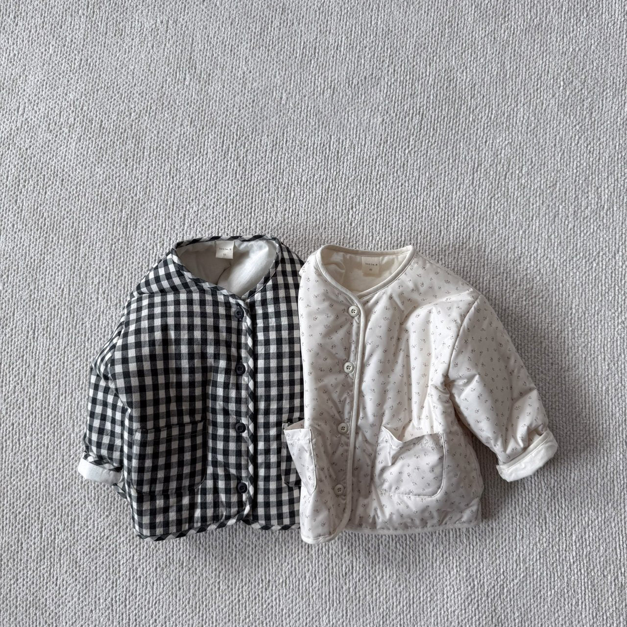 Baby Bella F25 Front Pocket Quilted Jacket (6m-3y) - 2 Colors