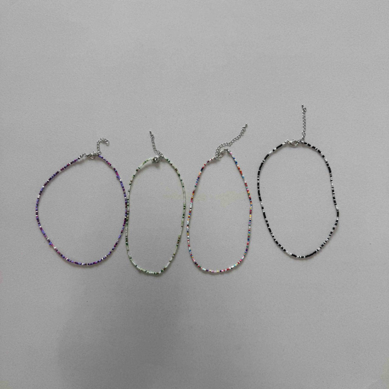 SS25 Multi Color Beaded Necklace - 4 Colors - AT NOON STORE