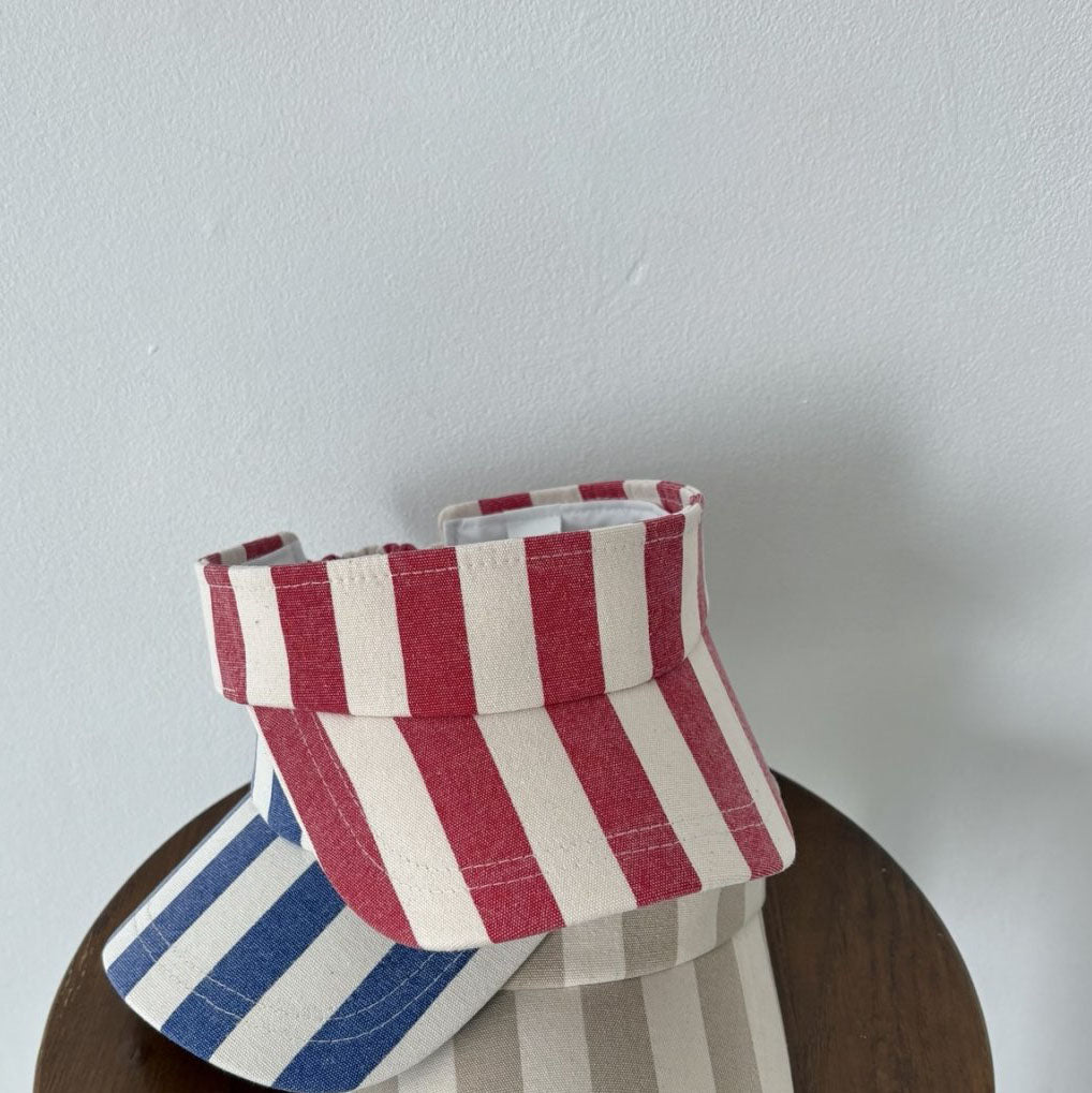 Toddler Land SS25 Stripe Sun Visor Hat- 2 Colors