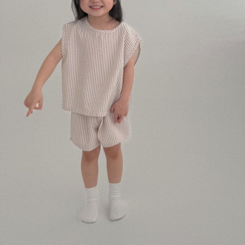 Baby Toddler Bella SS25 Sleeveless Top and Shorts Set (6m-6y) - 2 Colors - AT NOON STORE