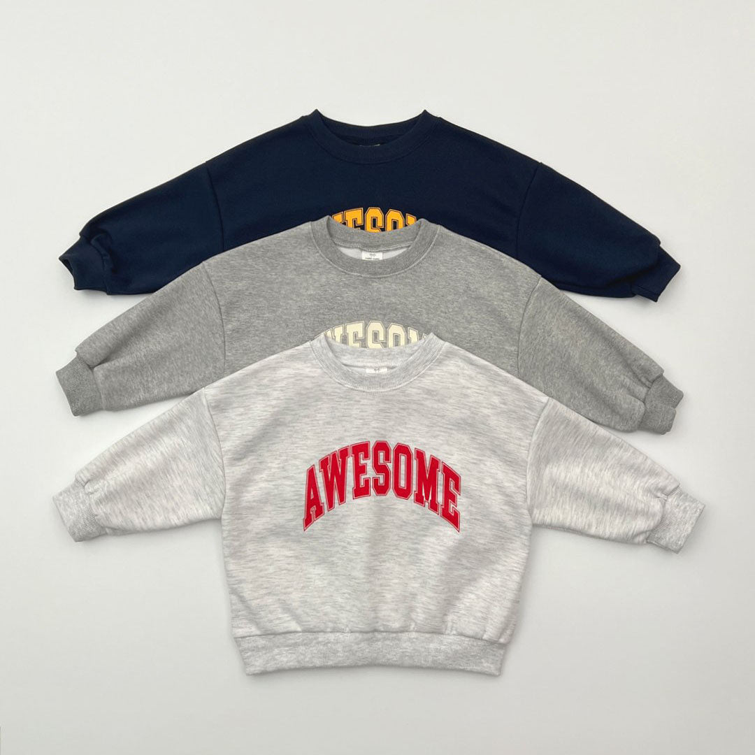 Kids F25 AWESOME Sweatshirt (2-7y) - 3 Colors - AT NOON STORE
