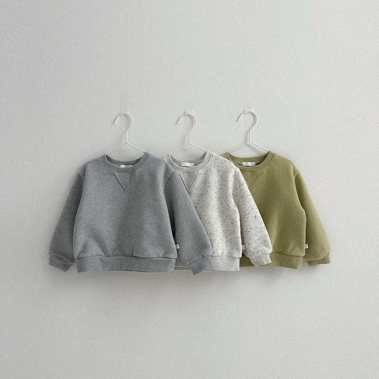 Toddler W25 Triangular Inset Sweatshirt (10m-4y) - 3 Colors - AT NOON STORE