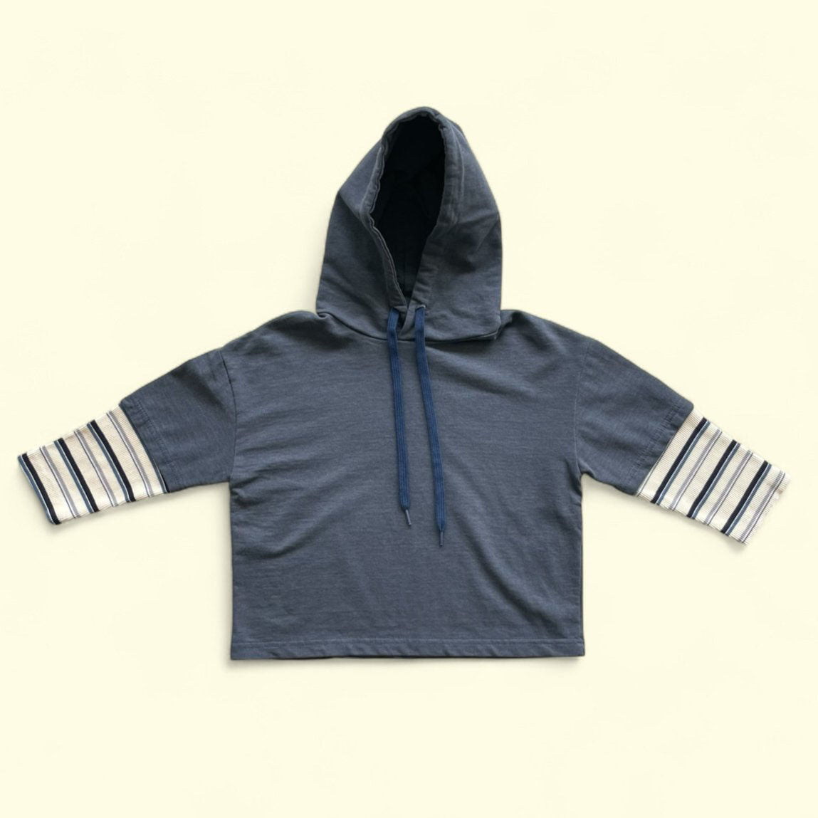 Toddler F25 Double Layer Hoodie (3-7y) - Navy - AT NOON STORE