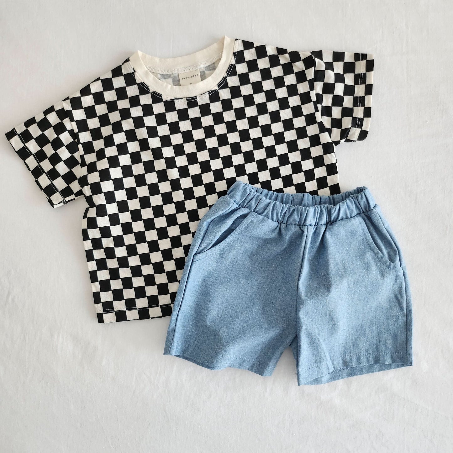 Toddler Pocket Shorts (6m-5y) - Blue - AT NOON STORE