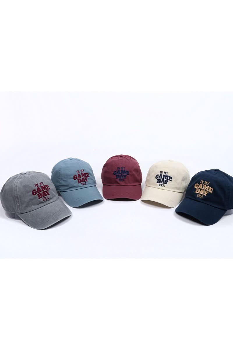 Adult In My Gameday Era Embroidery Baseball Cap -Grey - AT NOON STORE