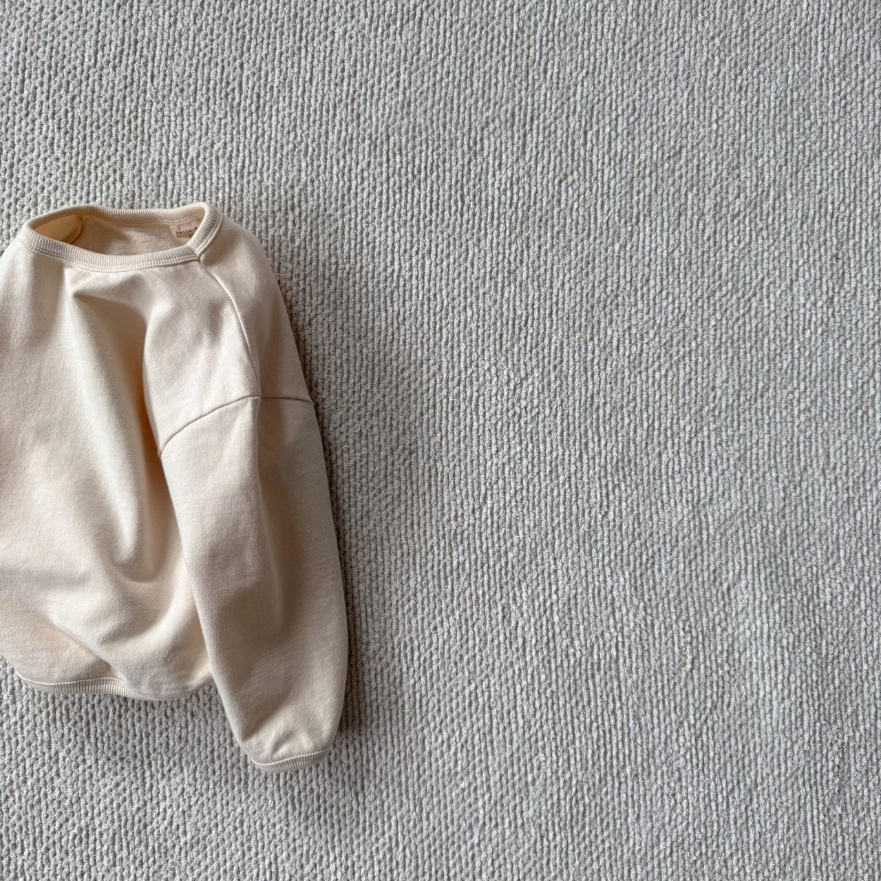 Baby/Toddler Bella F25 Curved Hem Long Sleeve Top (6m-6y) - Ivory - AT NOON STORE