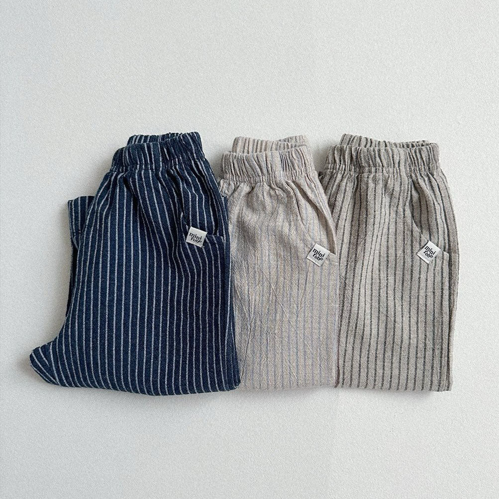 Toddler F25 Stripe Pull-on Wide Pants (10m-4y) - 3 Colors - AT NOON STORE
