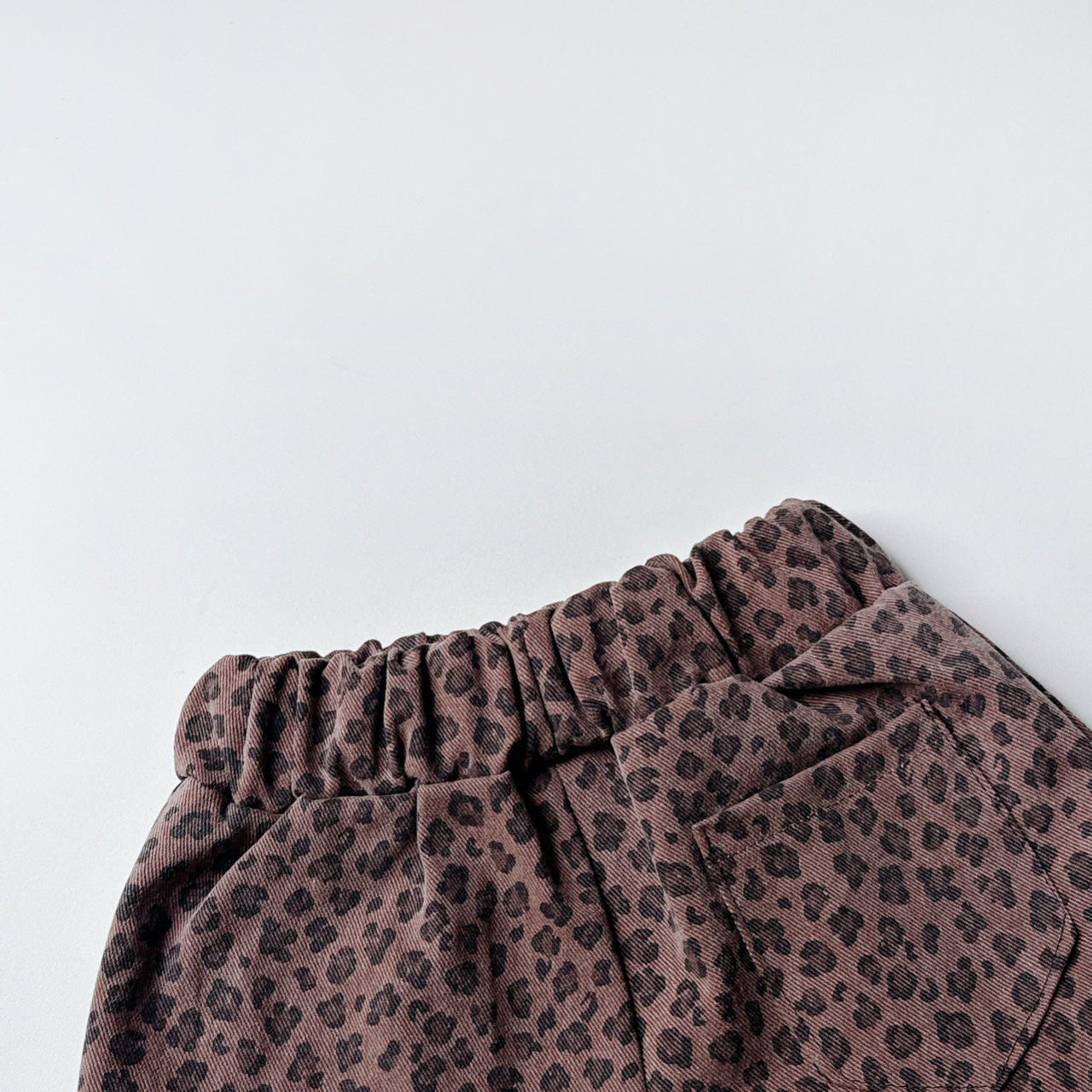 Kids SS25 Cheetah Shorts (2-7y) - Brown - AT NOON STORE